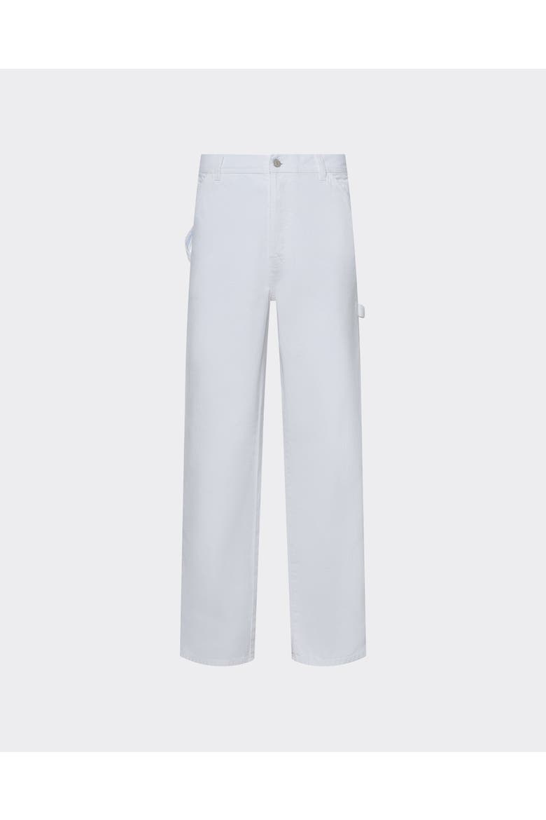 Straight Leg Jeans, Main, color, Block Chalk