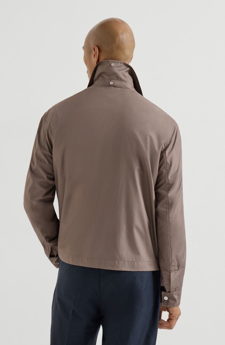 Brunello Cucinelli Unlined outerwear jacket, Alternate, color, Hazelnut