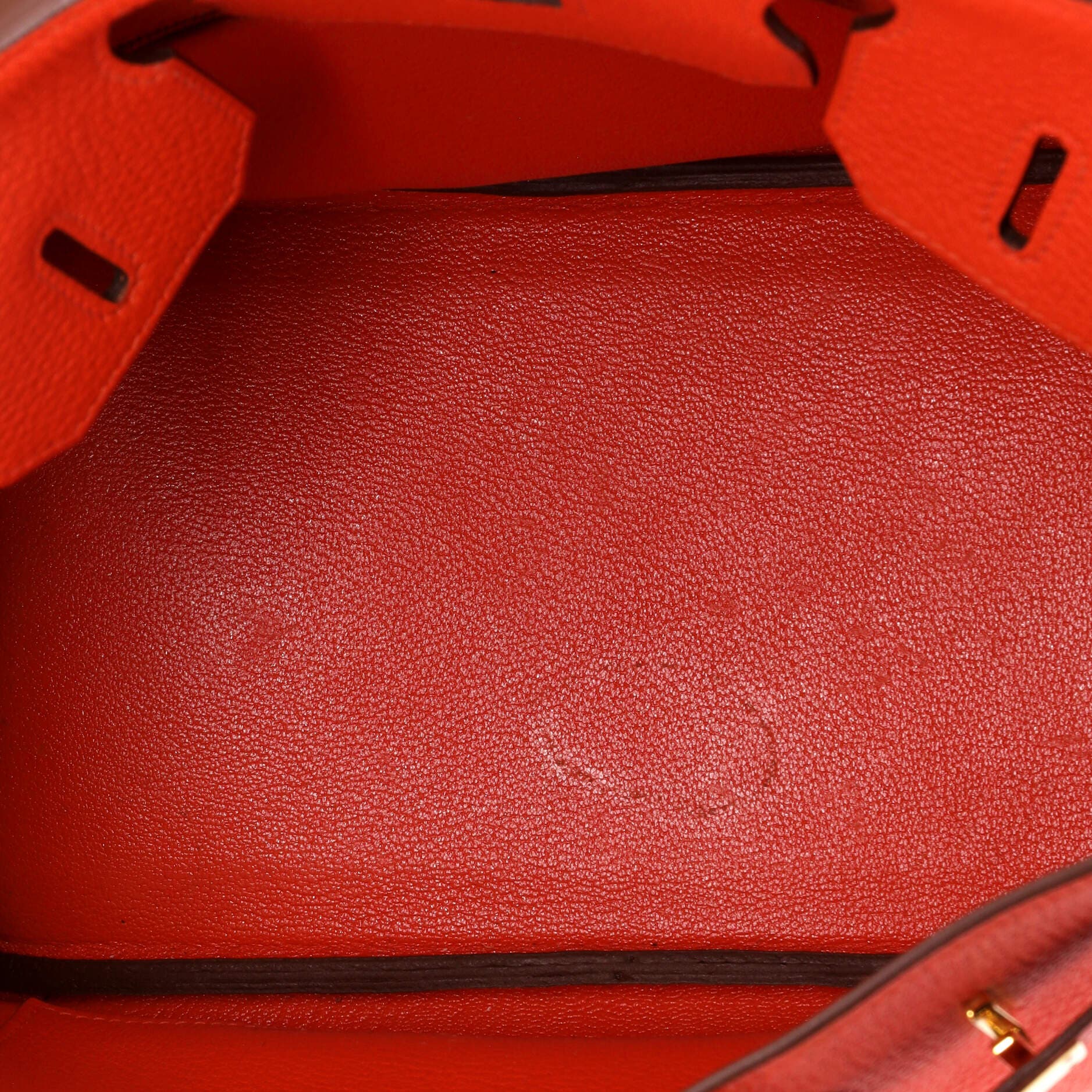 Birkin Handbag Orange Togo with Gold Hardware 30, Alternate, color, Red