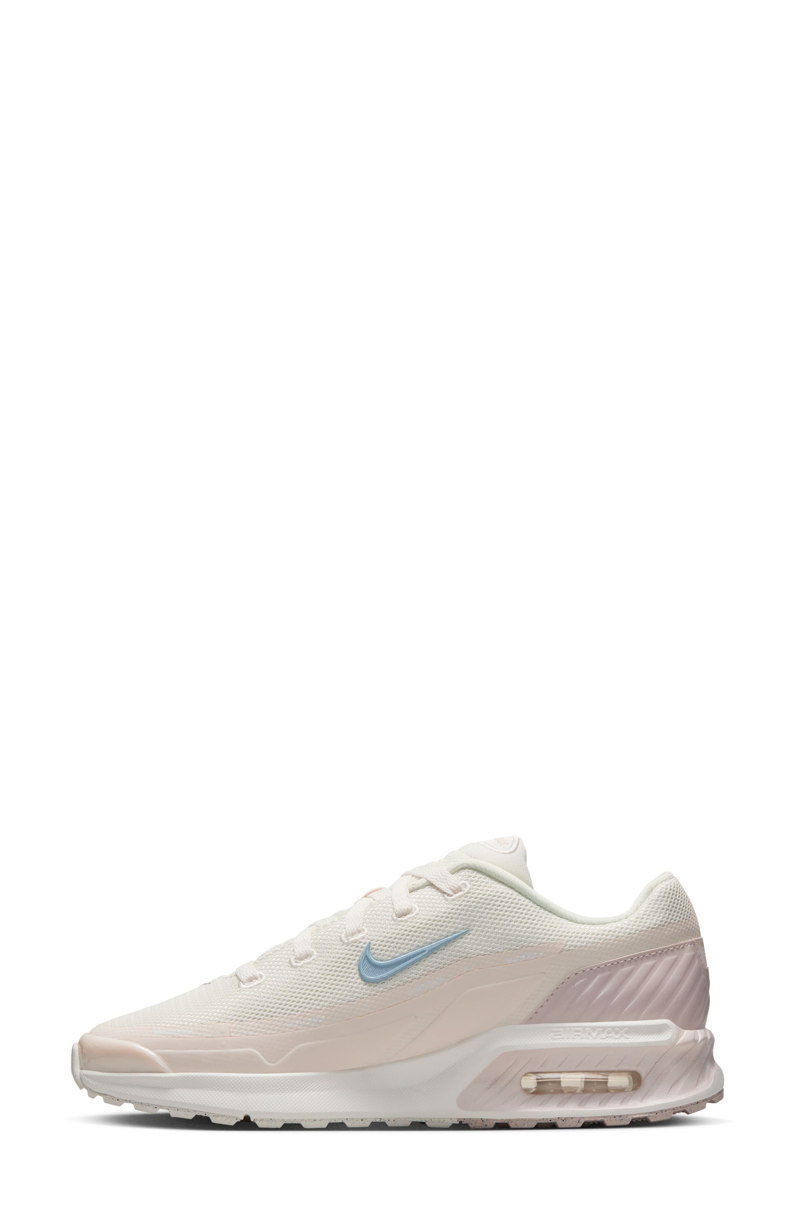 Nike Air Max BIA Sneaker, Alternate, color, Pale Ivory/ Armory Blue/ Red