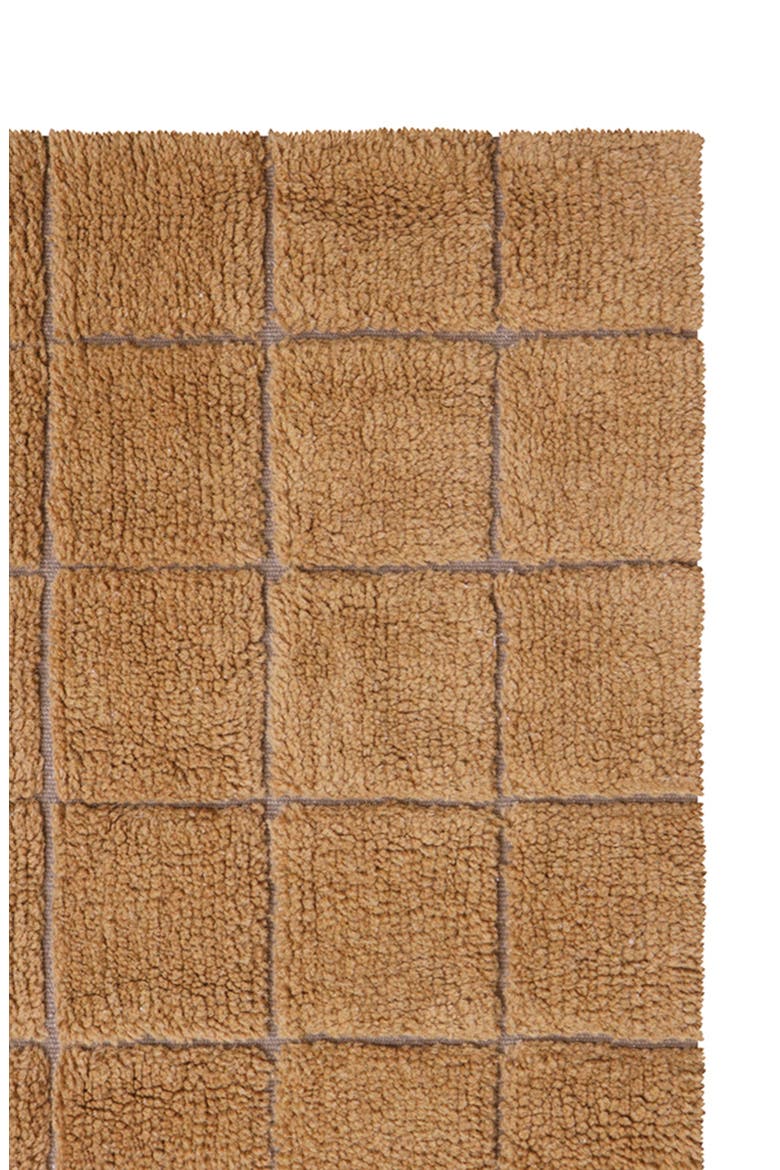 WoolableMosaic Washable Wool Rug, Alternate, color, OCHRE