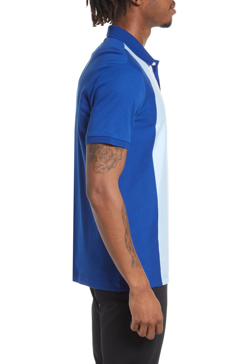 Bowling Stripe Polo, Alternate, color, CERULEAN
