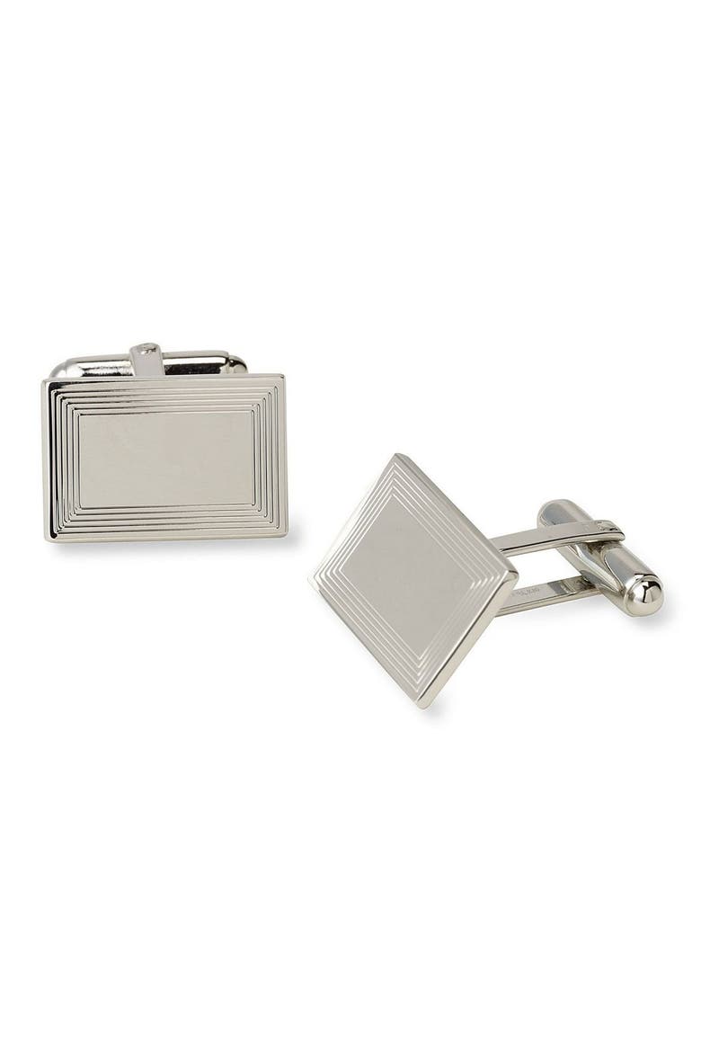 Cuff Links, Main, color, SILVER