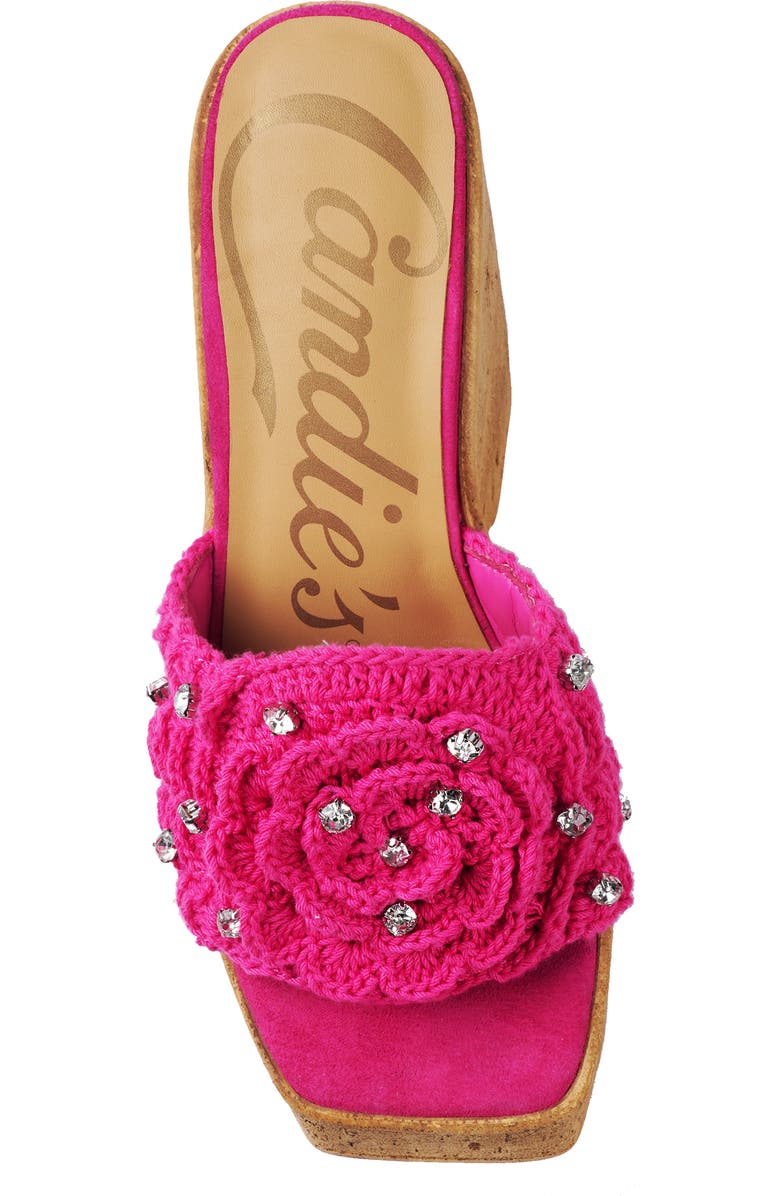 Candie's Mulani Platform Wedge Sandal, Alternate, color, Fuchsia