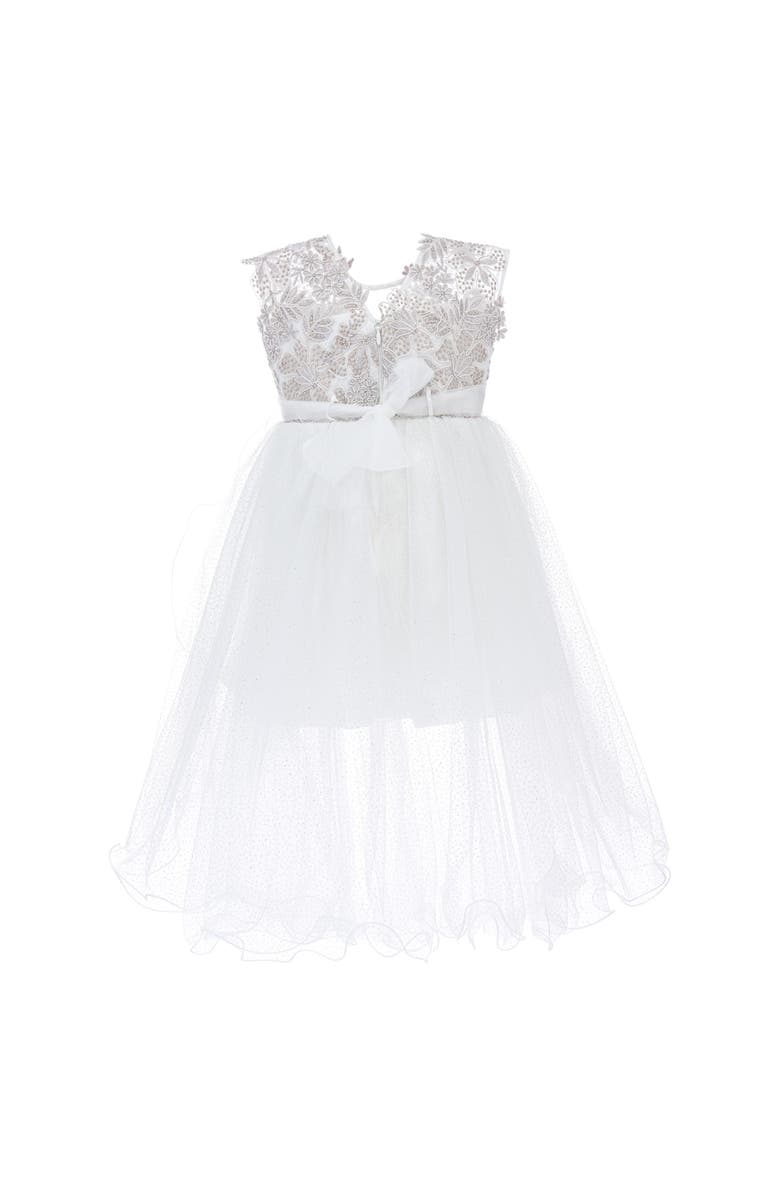 Tulleen Demi Dress, Alternate, color, White