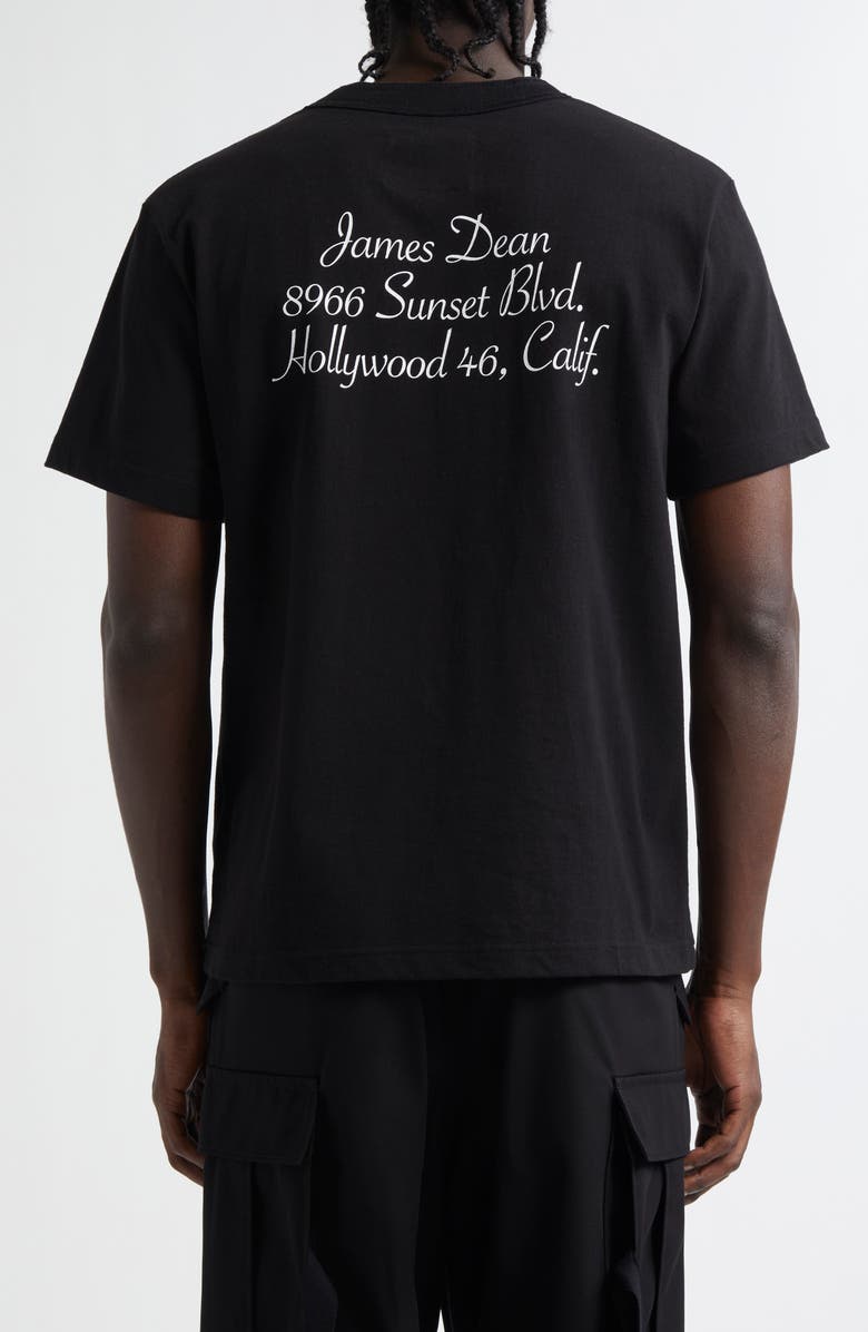 Sacai James Dean Cotton Graphic T-Shirt, Alternate, color, 