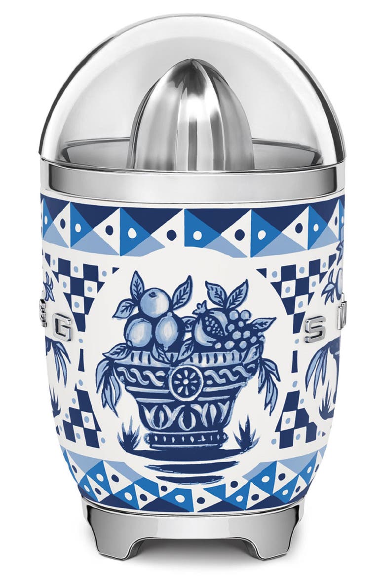 x Dolce&Gabbana Retro Style Citrus Juicer, Alternate, color, BLU MEDITERRANEO