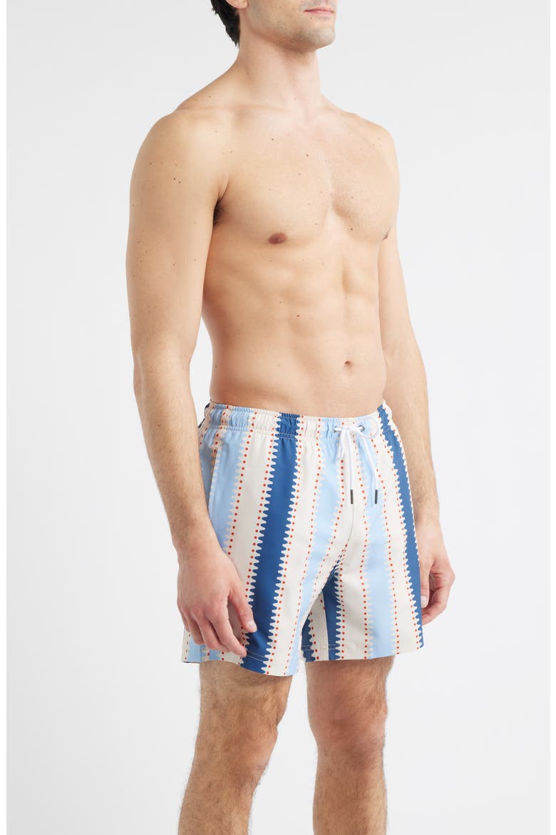 Strike A Match Swim Trunks, Alternate, color, BLUE