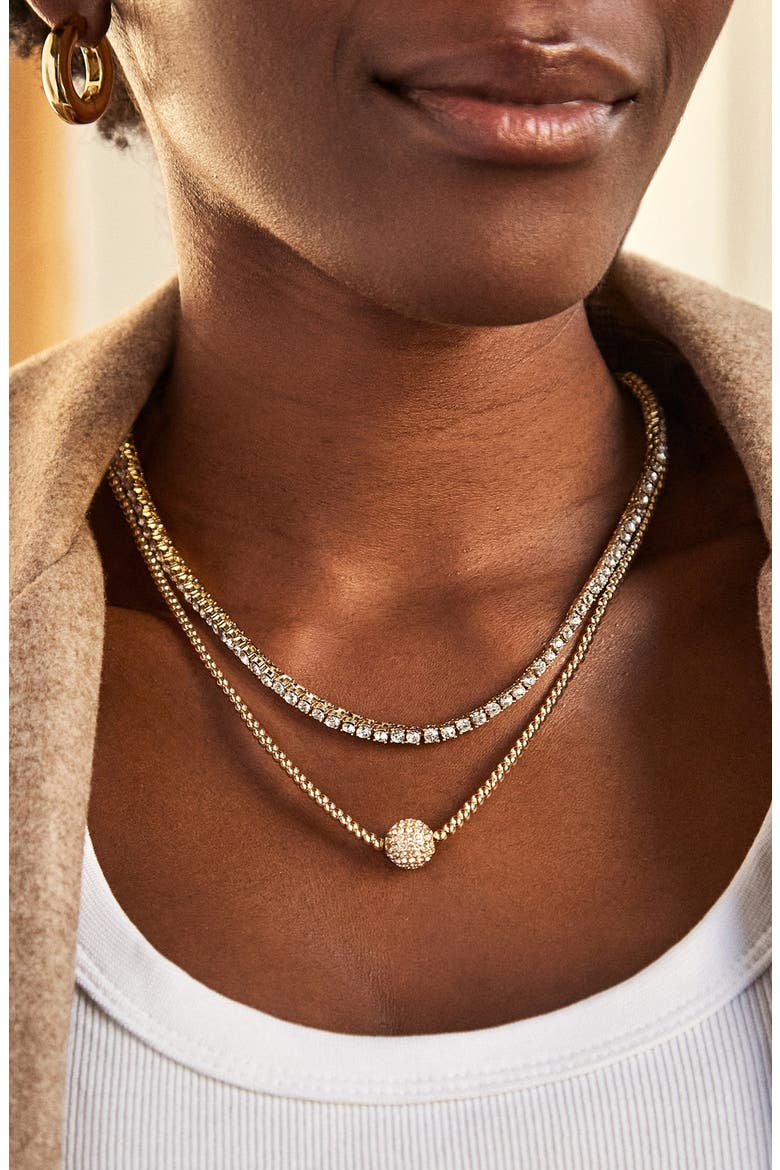 Bennet Statement Necklace, Alternate, color, GOLD