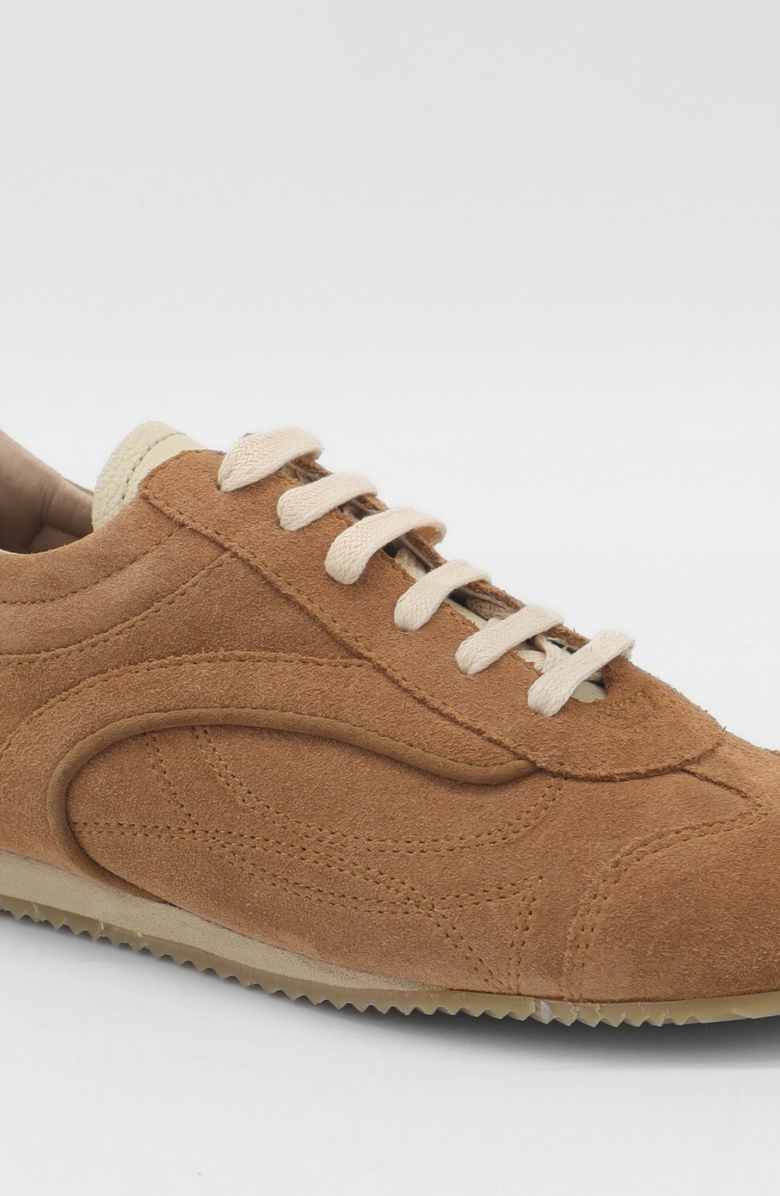 STIVALI NEW YORK Agiata Essential Leather Sneakers, Alternate, color, Tan