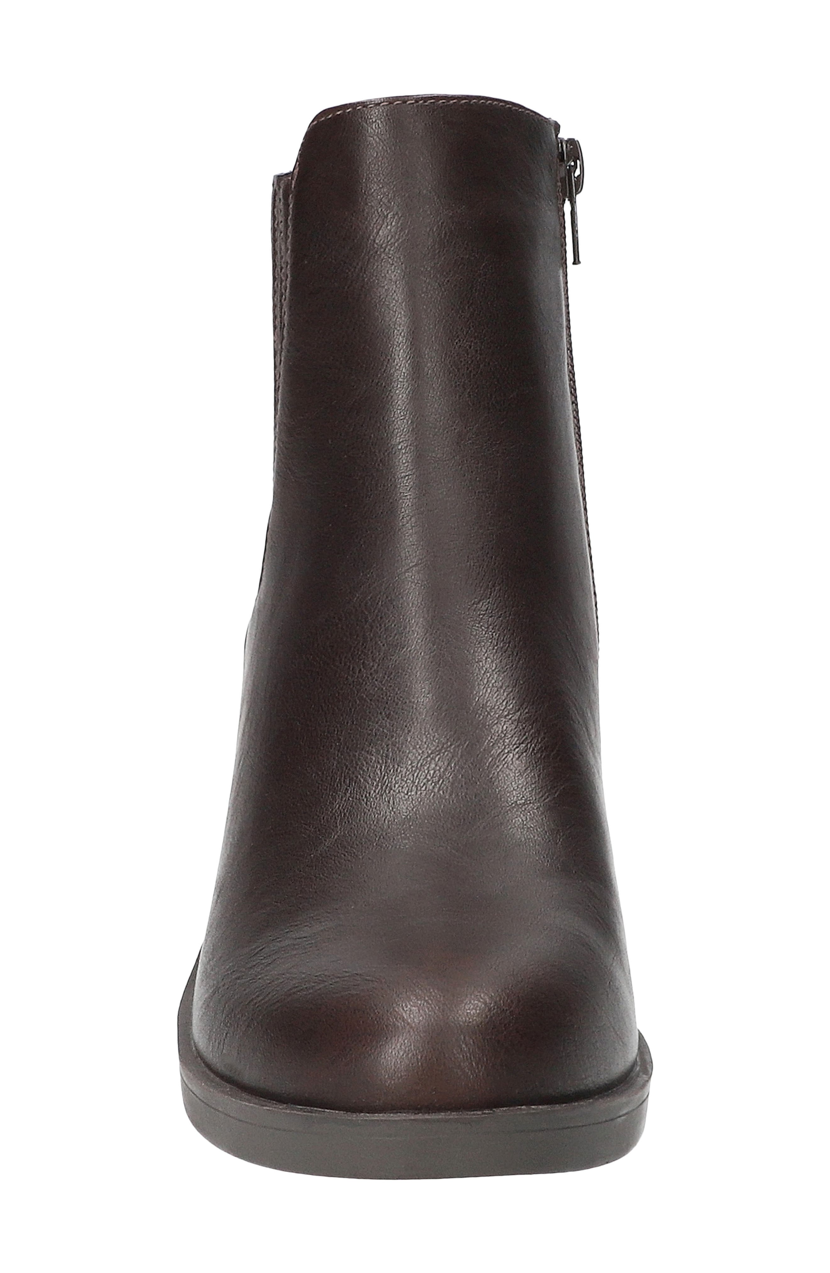 Tulsa Faux Leather Bootie, Alternate, color, BROWN