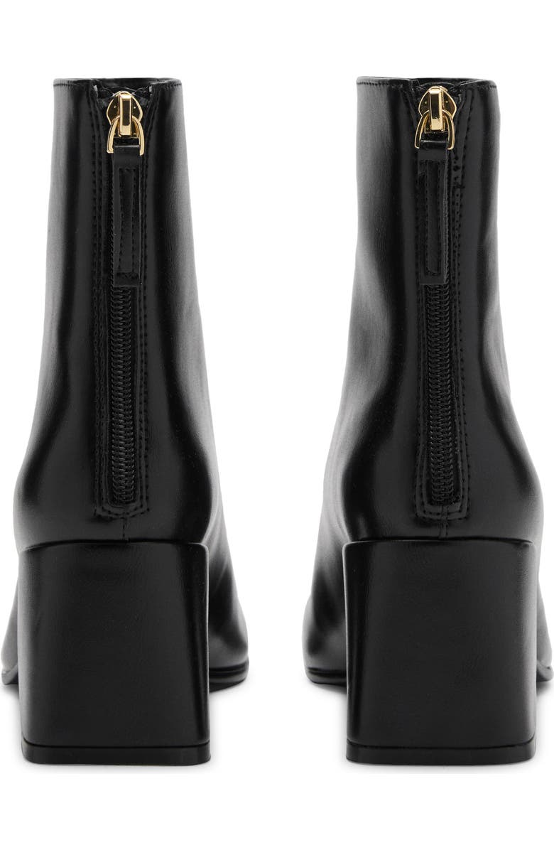 MANGO Block Heel Bootie, Alternate, color, Black