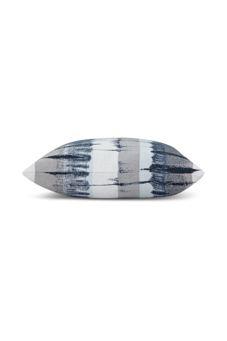 Shibori Indoor & Outdoor Woven Accent Pillow, Alternate, color, Blue