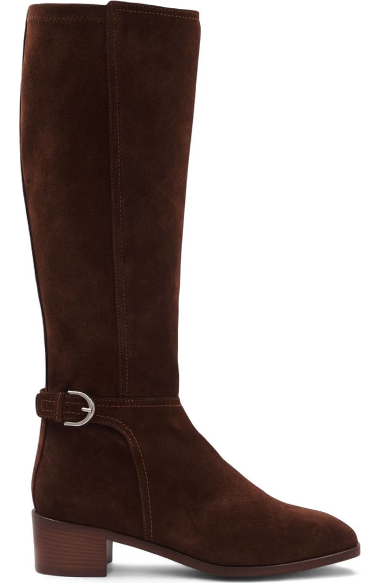 Aquatalia Roksana Weatherproof Knee High Boot, Alternate, color, Brandy Suede