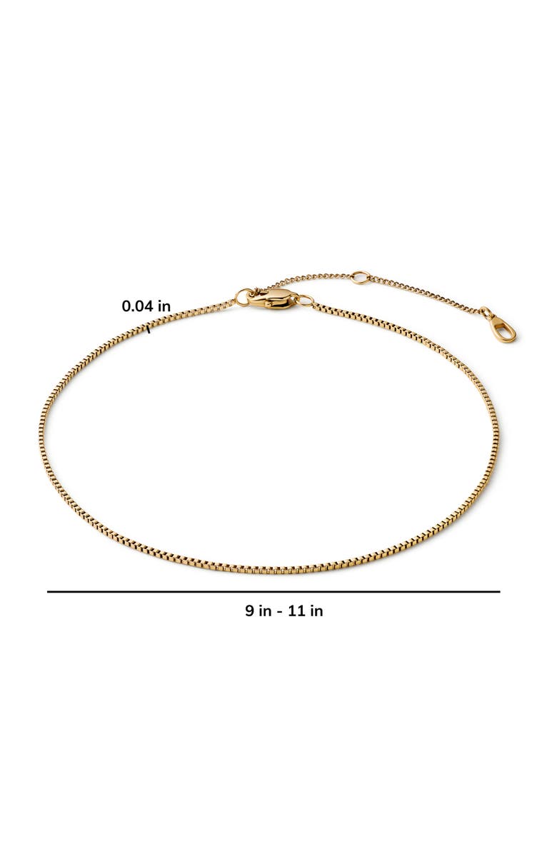 Ana Luisa Gold Anklet - Alden Anklet, Alternate, color, 