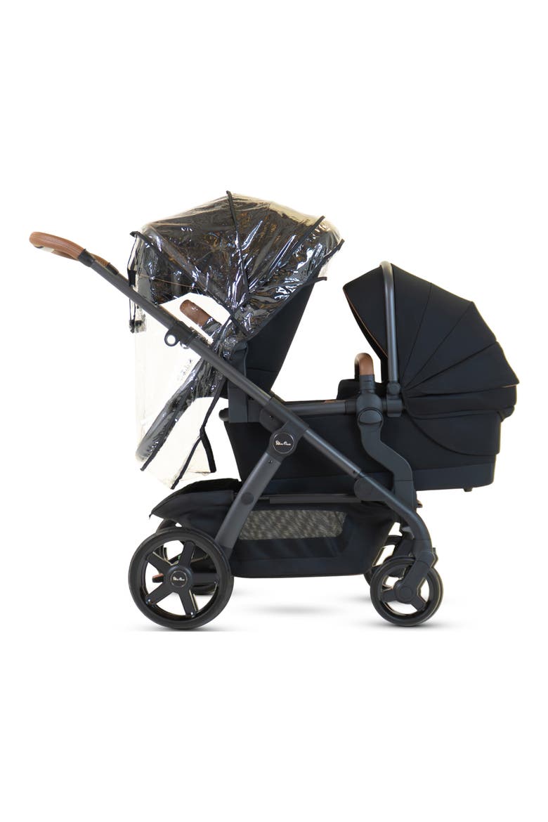 Wave 3 Tanden Seat Rain Cover, Alternate, color, CLEAR