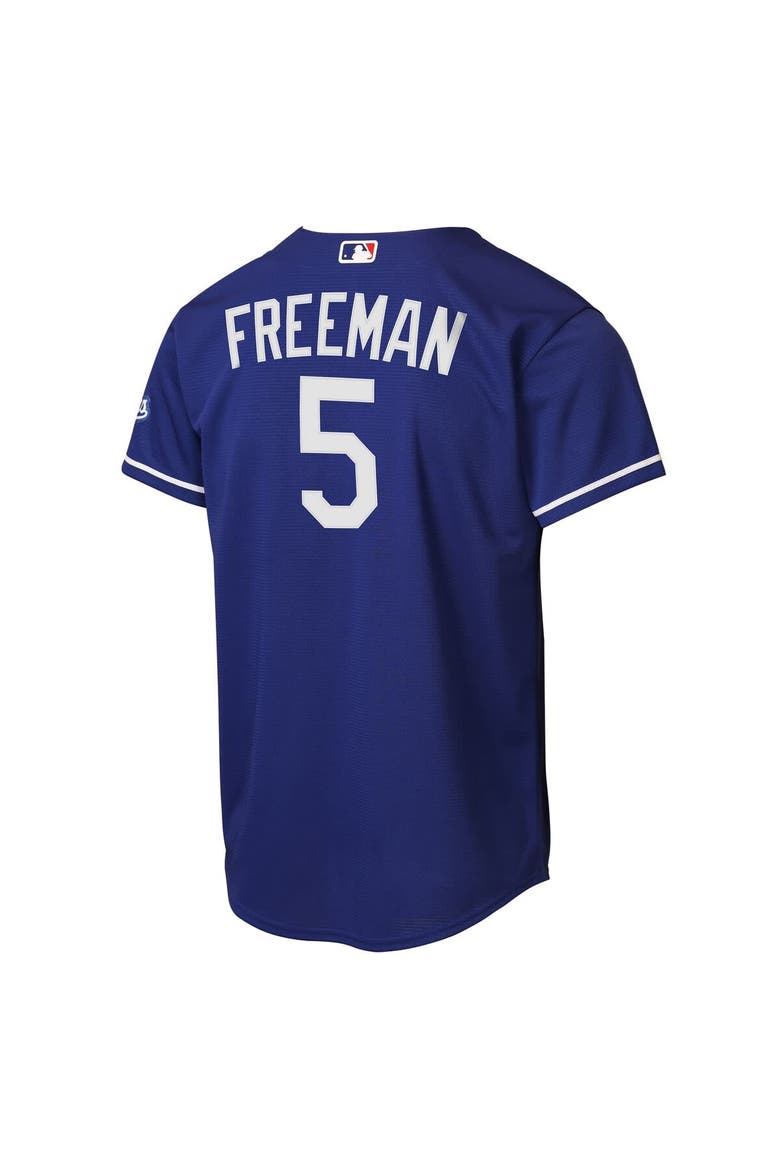 Youth Nike Freddie Freeman Royal Los Angeles Dodgers Alternate Stadium Jersey, Alternate, color, Royal