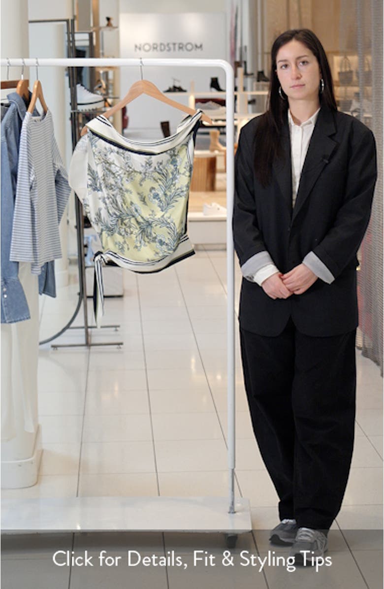 Tari One-Shoulder Scarf Top, sales video thumbnail