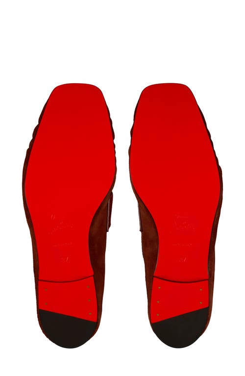 Christian Louboutin Mocallista Penny Loafer In Brown