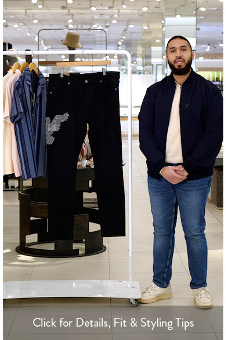 Van Winkle Replica Studded Eagle Skinny Jeans video