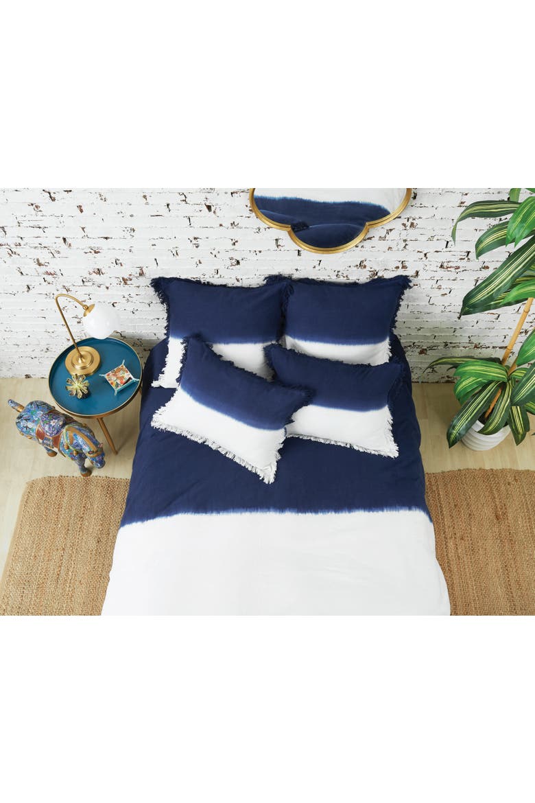 Aster King Duvet Cover, Alternate, color, Blue