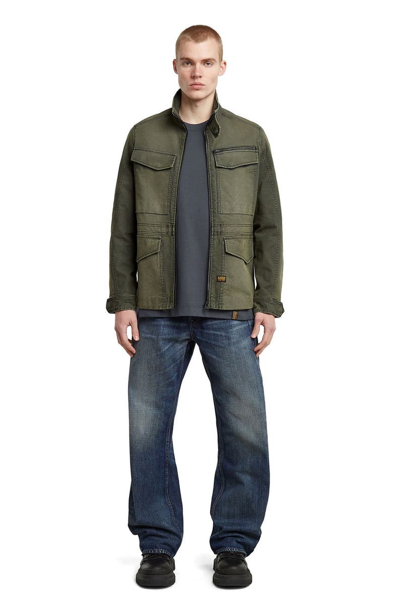 G-STAR Rovic Slim Fit Field Jacket, Alternate, color, Vintage Dust Asfalt