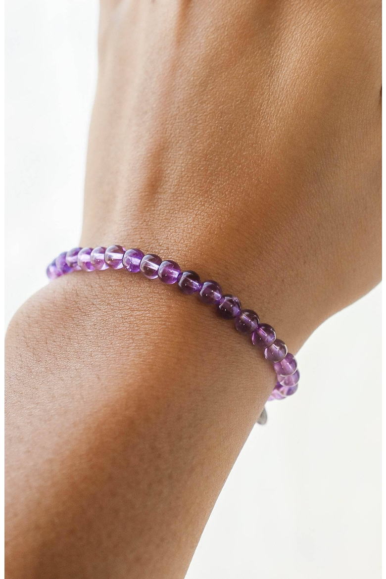 Amethyst Energy Bracelet, Alternate, color, Purple