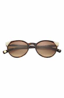 Ted Baker London 53mm Gradient Round Sunglasses