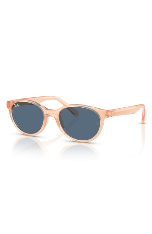Ray Ban Ray-ban Kids' 47mm Oval Sunglasses In Dark Blue