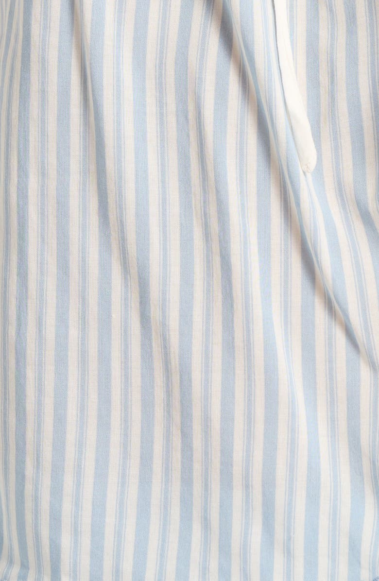 Reformation Hazel Short Pajamas, Alternate, color, Calamari Stripe