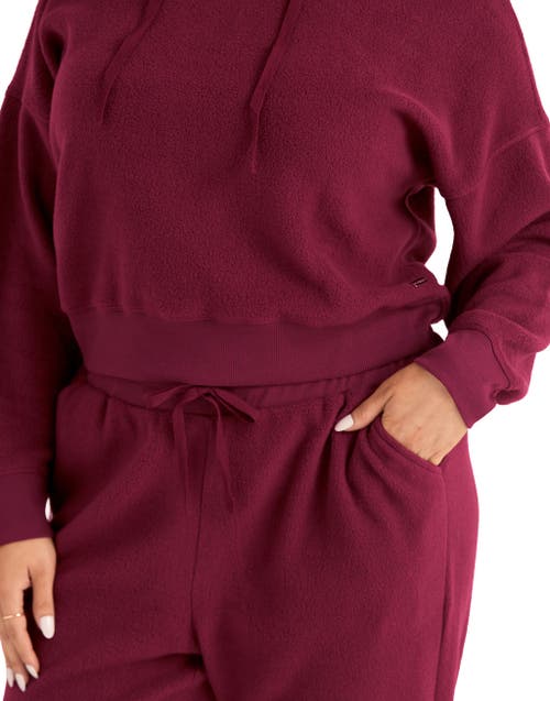 Adore Me Davinia Hoodie And Joggers Set In Red