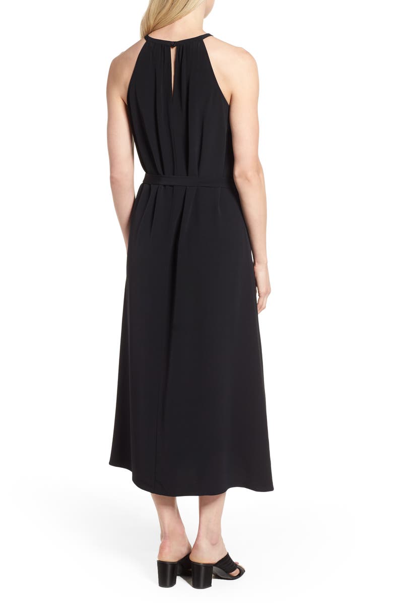 Eileen Fisher Tencel<sup>®</sup> Lyocell Blend Midi Dress, Alternate, color,