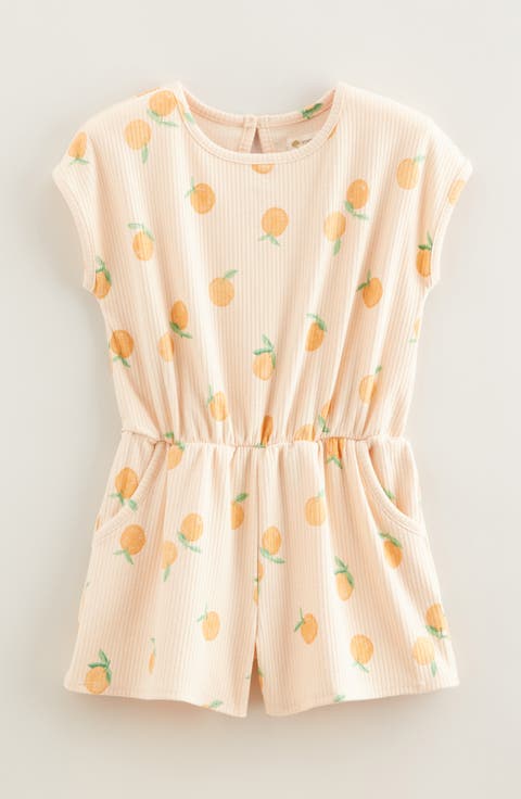 Kids' Print Rib Romper (Toddler, Little Kid & Big Kid)