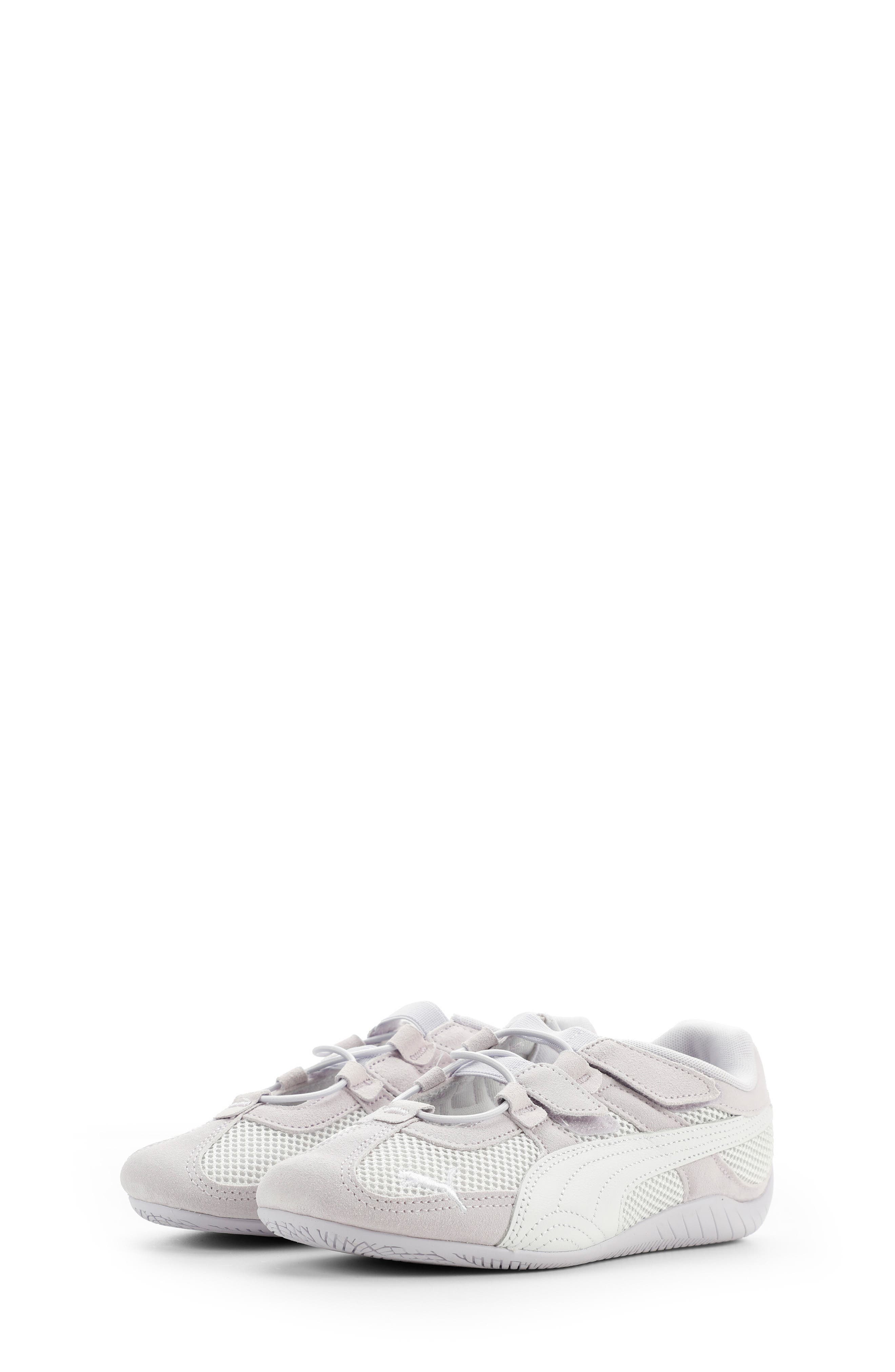 PUMA Kids' Speedcat Go Sneaker, Main, color, Spring Lavender/ White/ Gray