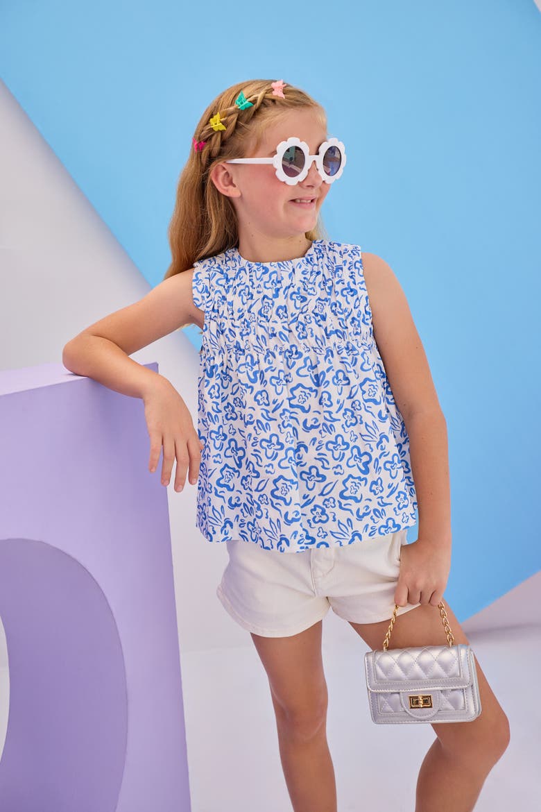 Kids' Sleeveless Anita Top, Alternate, color, Matisse Blooms
