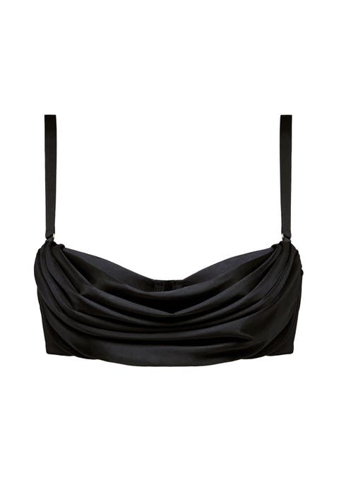 The Balconette Draped Satin
