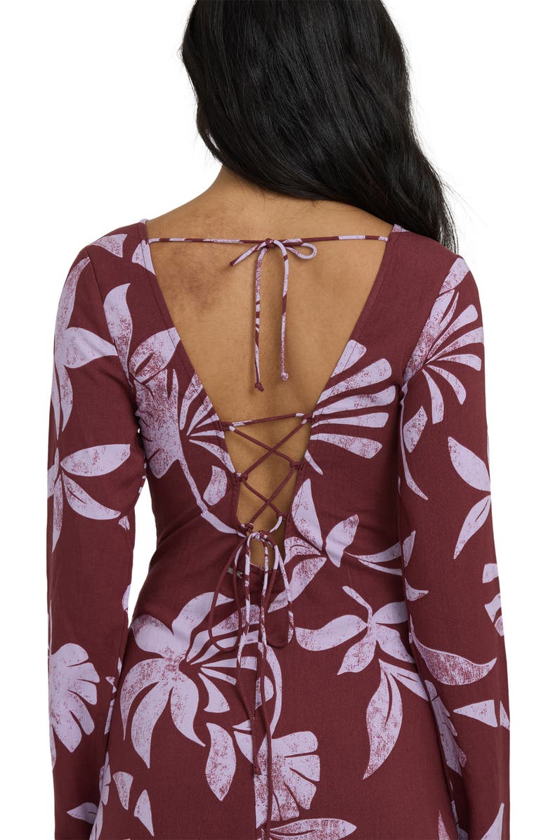 Billabong Romance You Long Sleeve Maxi Dress, Alternate, color, Pinkie