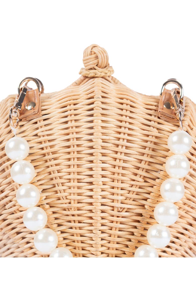 Jelavu Shelly Pearl Crossbody Bag, Alternate, color, Light Natural