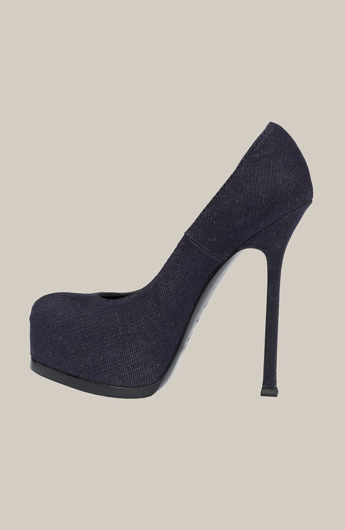 'Tribtoo' Denim Platform Pump, Alternate, color, BLUE DENIM