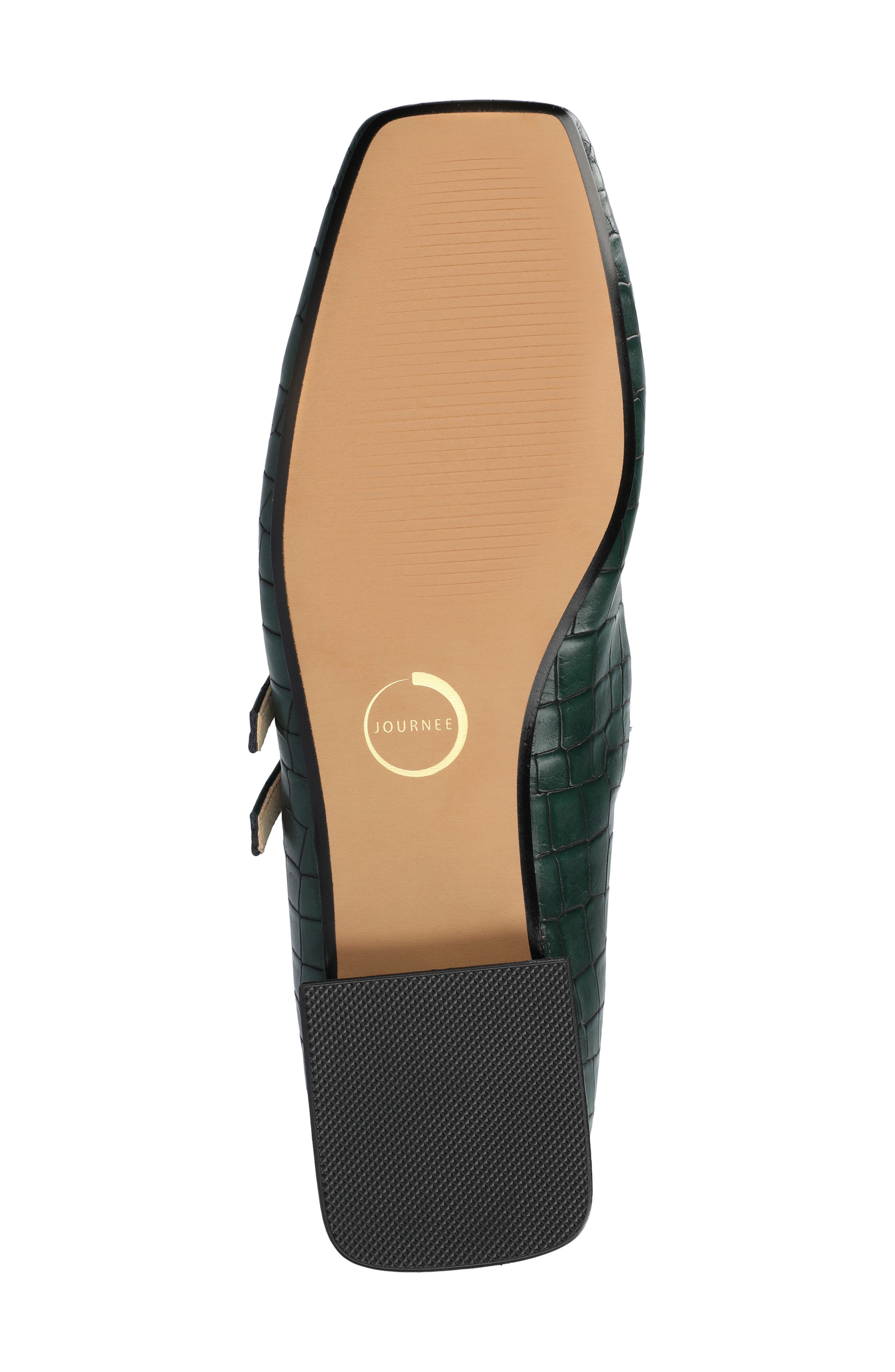 Gredah Mary Jane Pump - Wide Width Available, Alternate, color, GREEN CROCODILE