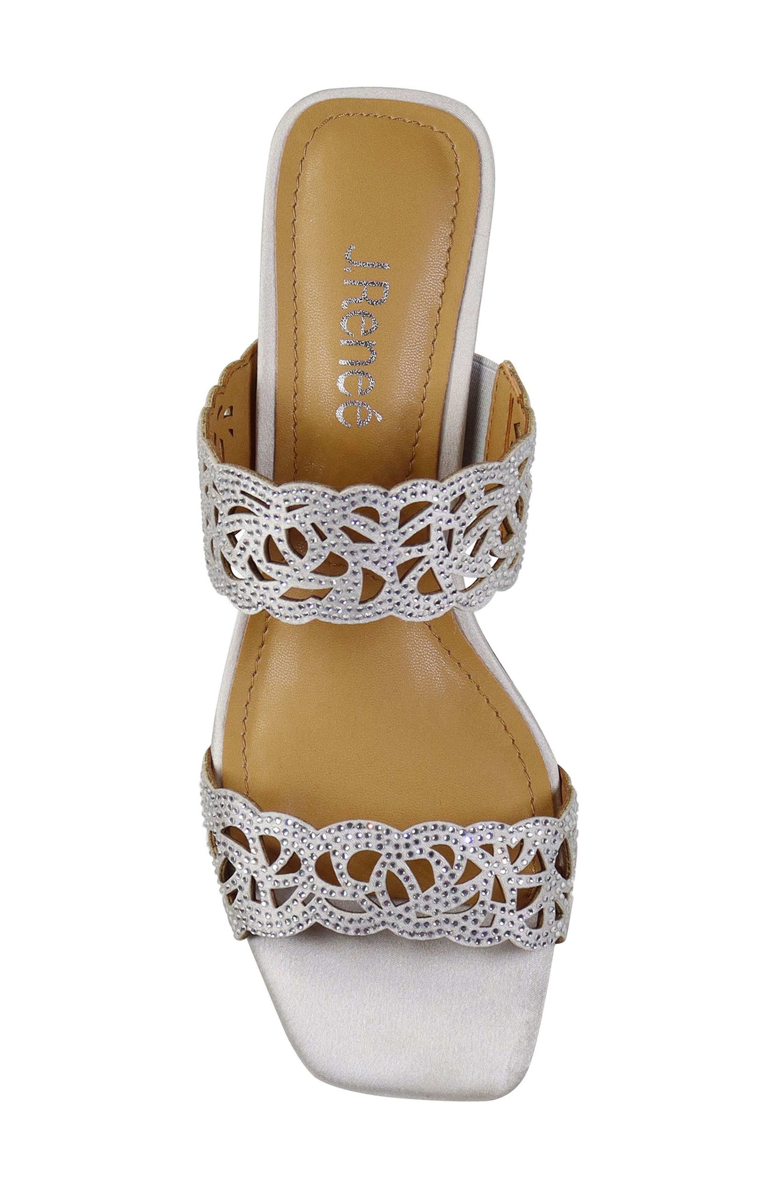 J. Reneé Keetana Sandal, Alternate, color, Silver