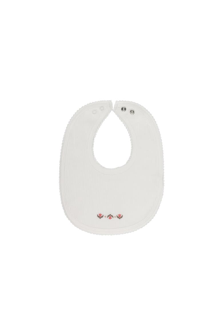 Looms Keepsake Collection - Bib, Main, color, Ivory/Pink