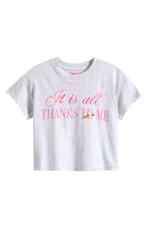 Kids' All Thanks to Me Graphic T-Shirt (Big Kid)