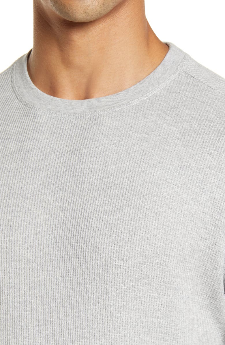 Vuori Waffle Crew T-Shirt, Alternate, color, Light Heather Grey