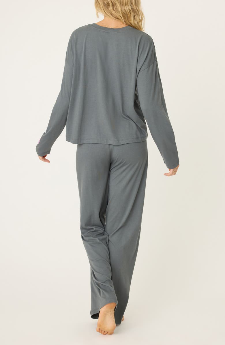 PJ Salvage Cotton & Modal Pajamas, Alternate, color,