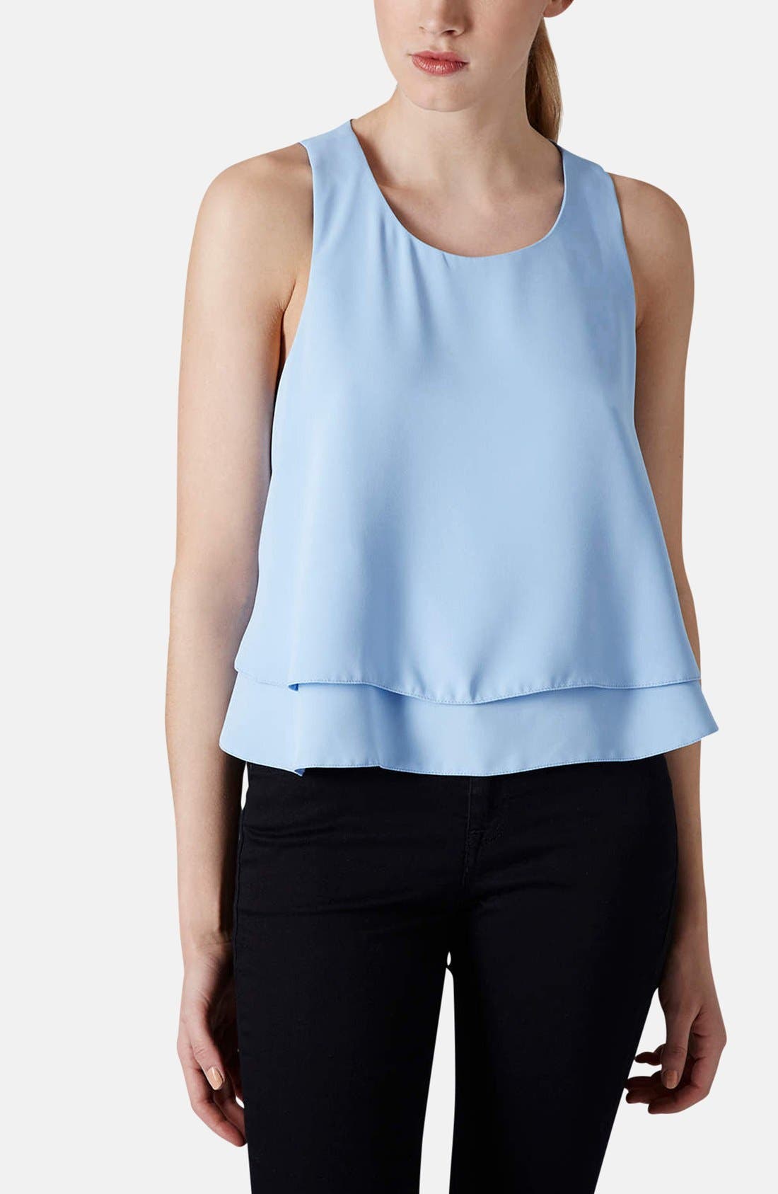 Topshop Layered Trapeze Shell (Women) | Nordstrom