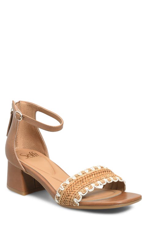 Lilah Ankle Strap Wedge Sandal (Women)