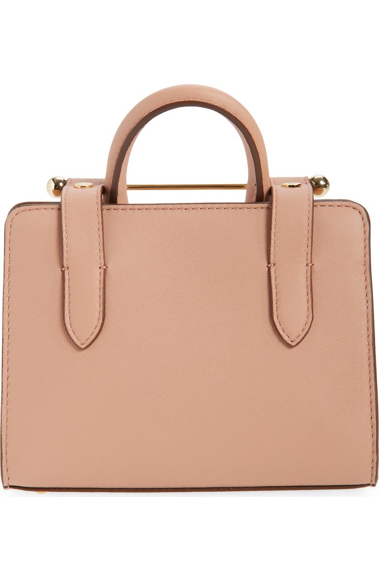 Strathberry Nano Leather Tote, Alternate, color, Rose