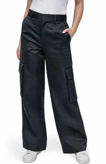DKNY Jeans High Waist Wide Leg Cargo Pants