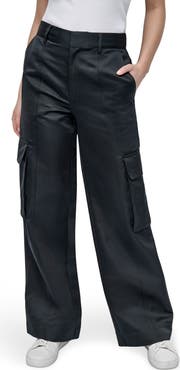 DKNY Jeans High Waist Wide Leg Cargo Pants
